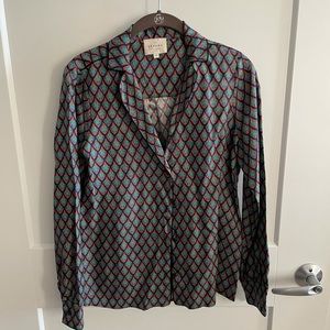 Sezane silk blend shirt